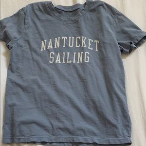 Nantucket sailing brandy tee
